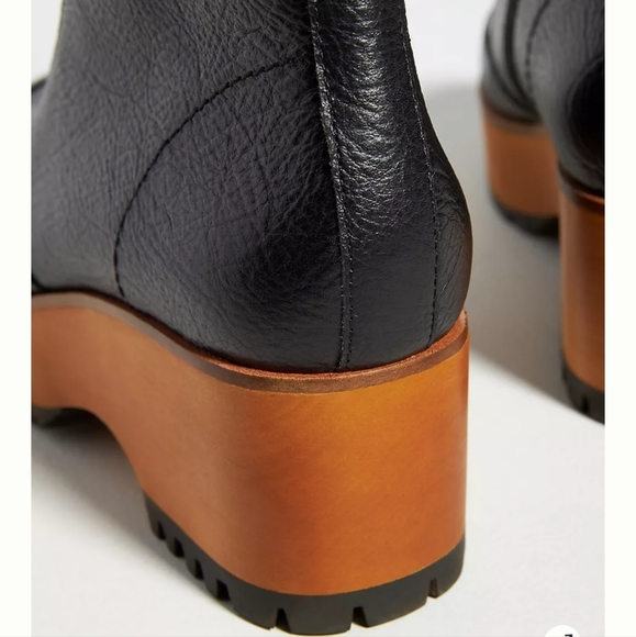 Kelsi Dagger Brooklyn Wise Lace-up Clog Boots - black - Picture 4 of 12